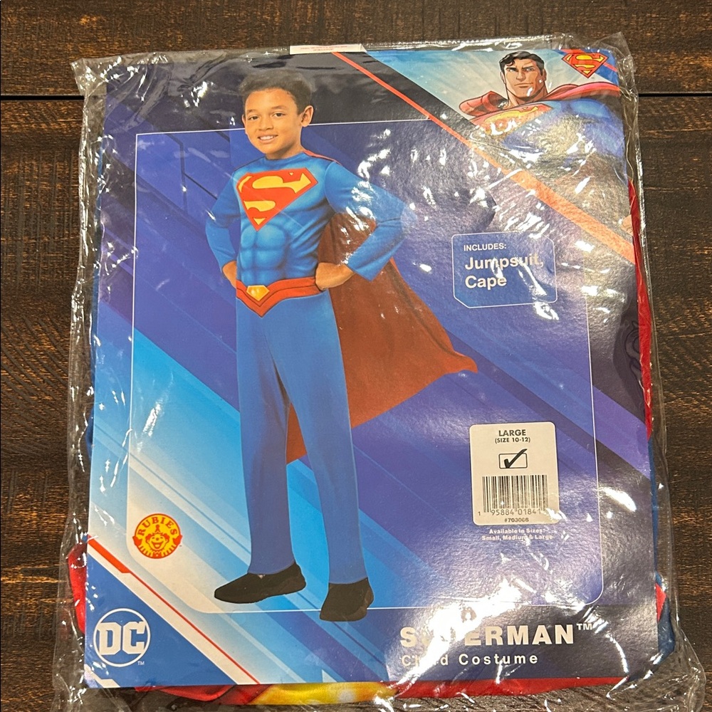 DC Comics Rubies Superman Child Halloween Custom